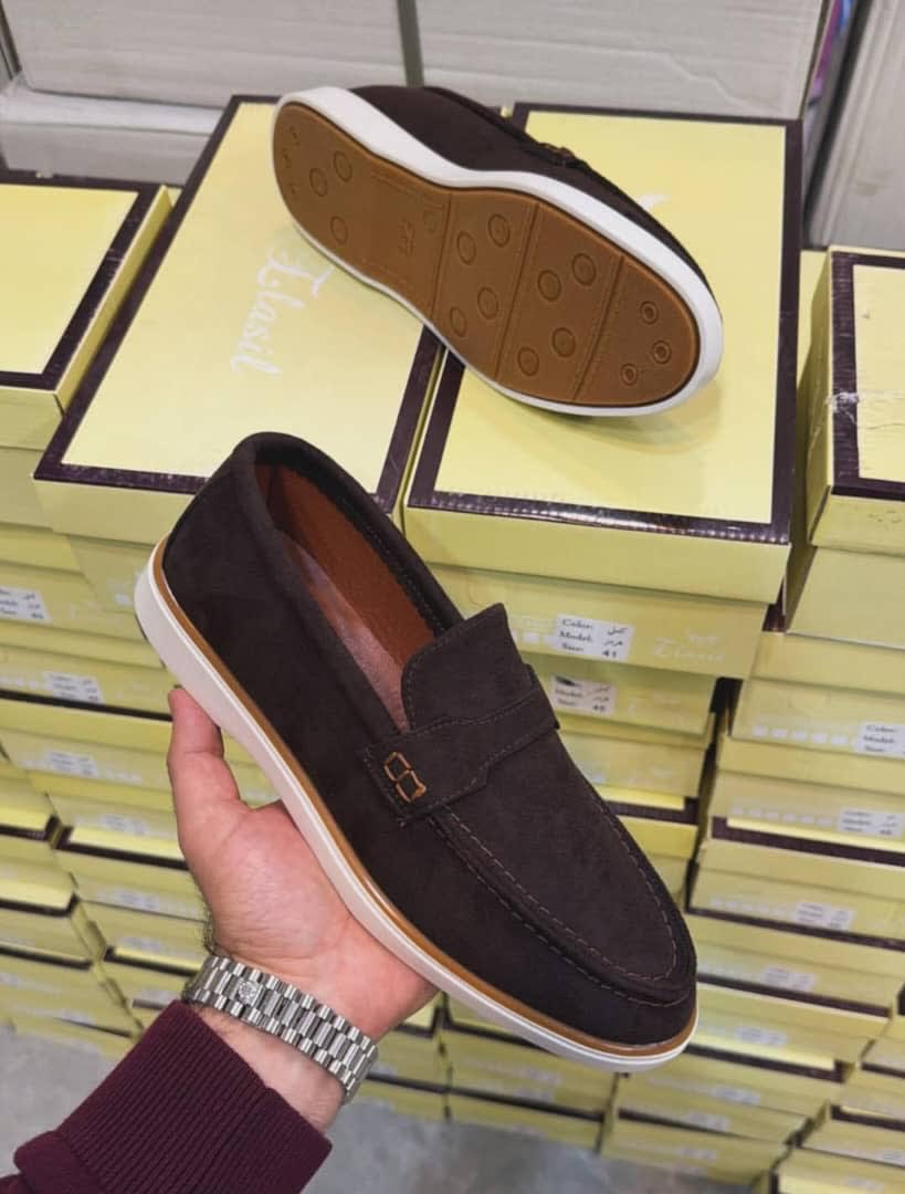 حذاء لوفر شامواه كاجوال — من كزورا Kzora